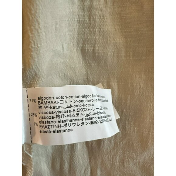 NWT Zara Beige Midi Slip Dress With Black Lace Trim & Double Straps Size XS - Picture 6 of 9